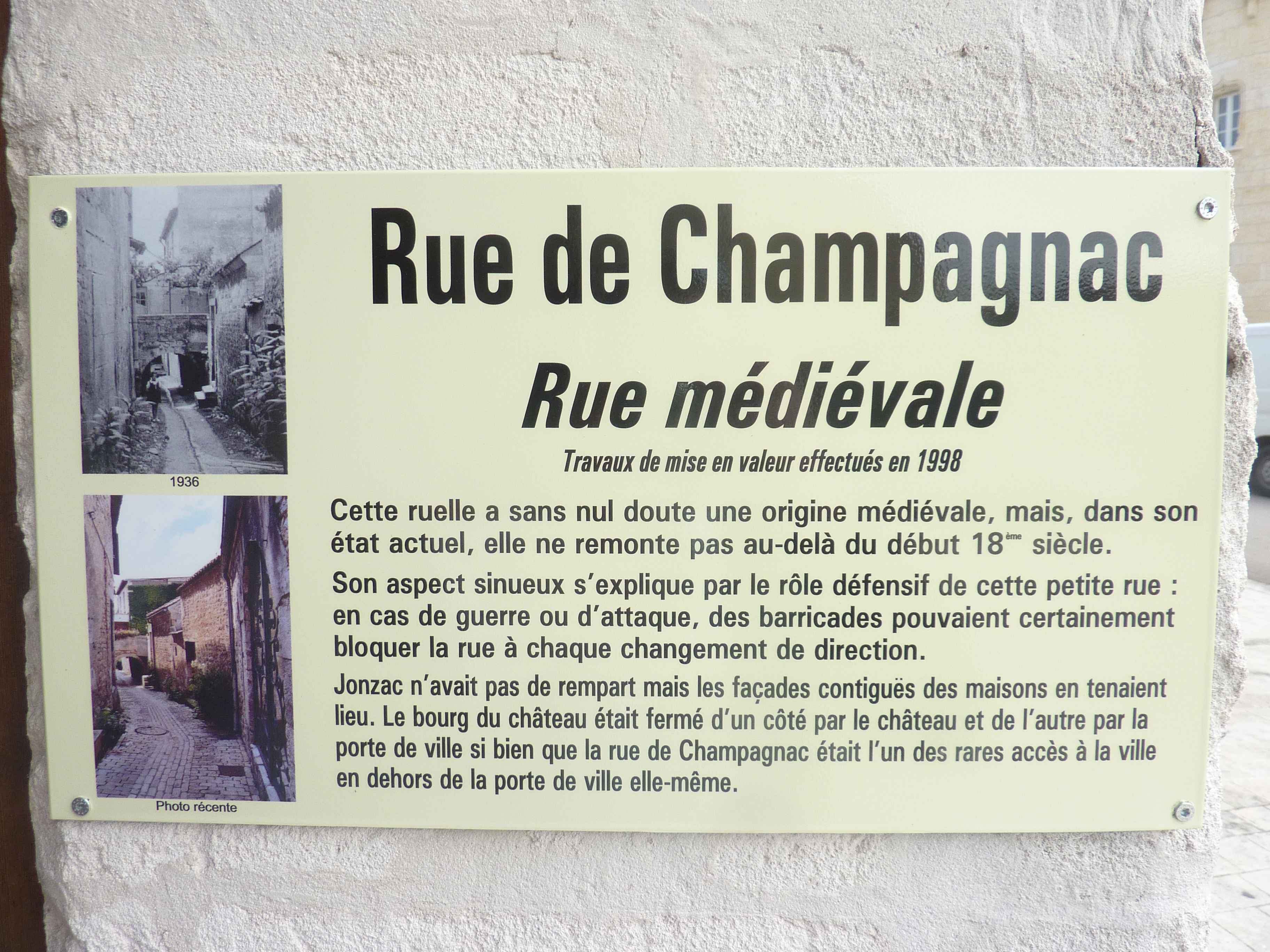 Photos de Rue De Champagnac Jonzac