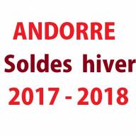 Soldes hiver Andorre 2017 - 2018